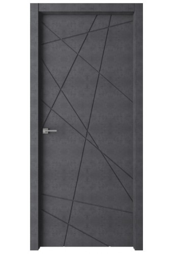 Межкомнатные двери GEO-1, бетон графит
