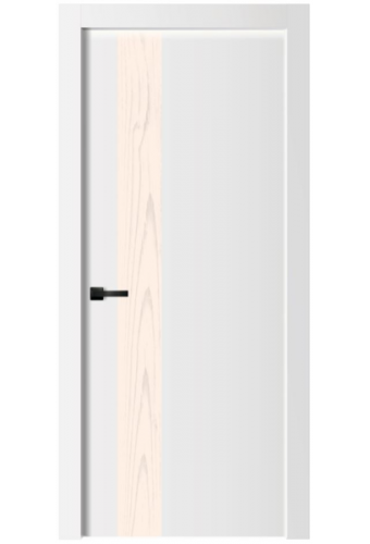 Межкомнатные двери NYX 1, Белый/декор Клён светлый