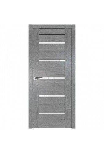 Межкомнатные двери М-1, Серый/матовое стекло
